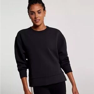 CALIA Black crewneck sweatshirt #sweatshirt